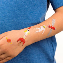 Load image into Gallery viewer, Temporary tattoos - space age
