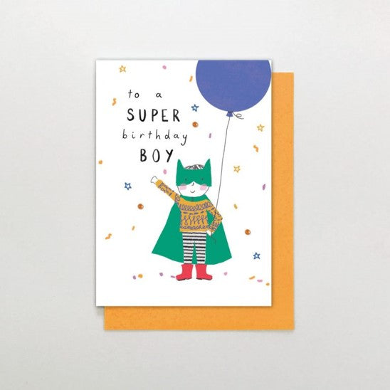 Super birthday boy card