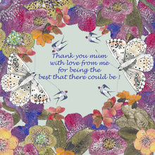 Load image into Gallery viewer, Thank you mum card

