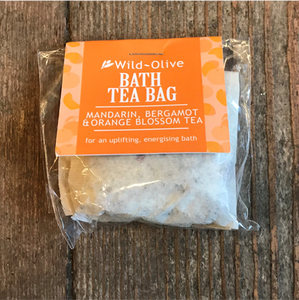Bath tea bag - mandarin & bergamot