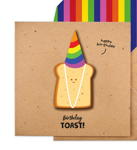 Birthday toast card