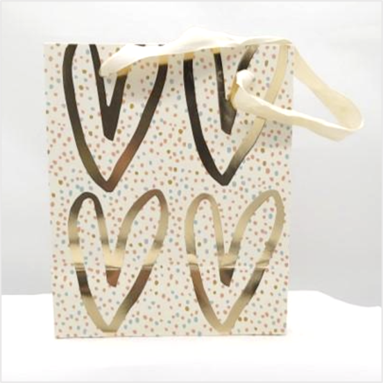 Hey hearts medium gift bag