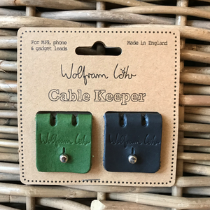 2 pack cable keepers - navy/green