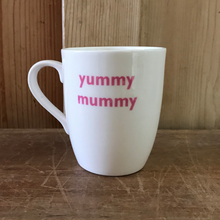 Load image into Gallery viewer, Yummy Mummy white bone china mug
